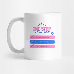 One Step at a Time - Marathon Runner Mug